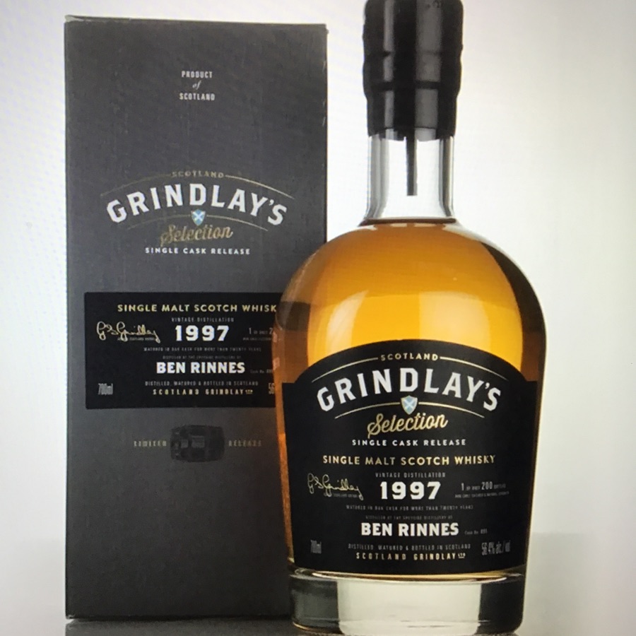 Benrinnes 20 Year Old 1997 (Scotland Grindlay) Whisky