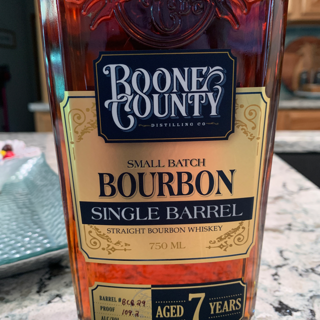Boone County 7 Year Single Barrel Bourbon