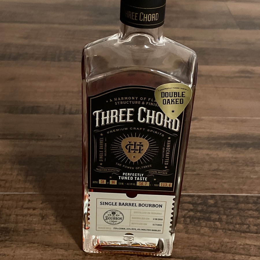 Three Chord single Barrel (its Bourbon Night pick)