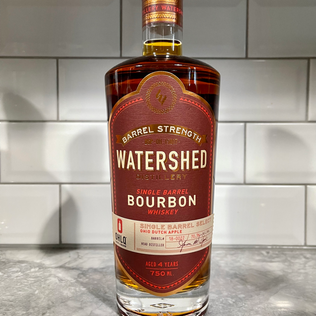 Watershed Barrel Strength Single Barrel Select (OHLQ Ohio Dutch Apple)