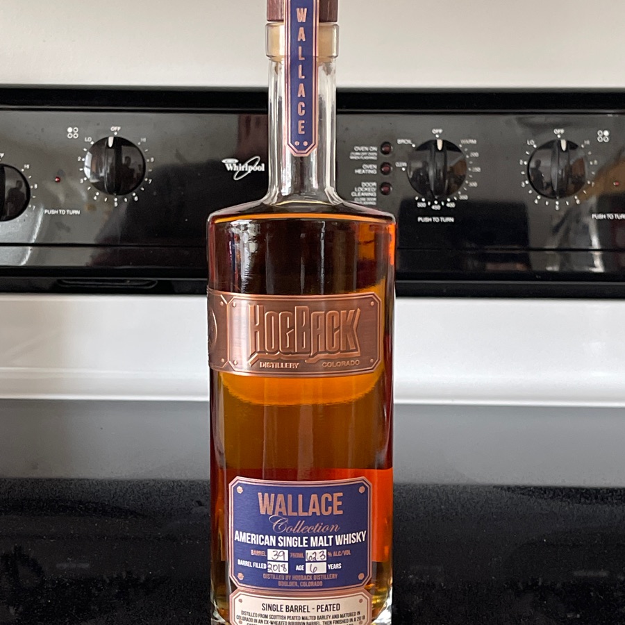 Hogback Wallace Collection Single Barrel-Peated Barrel #39 Cask Strength
