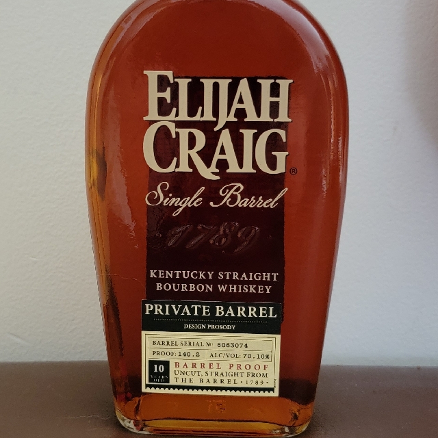 Elijah Craig Private Barrel Tim's Liquors