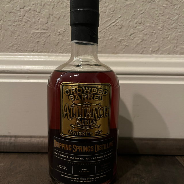 Crowded Barrel Alliance Series Dripping Springs Distilling