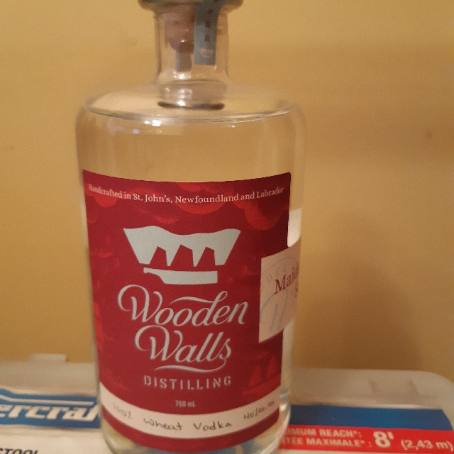 Wooden walls maiden voyage  100% wheat vodka