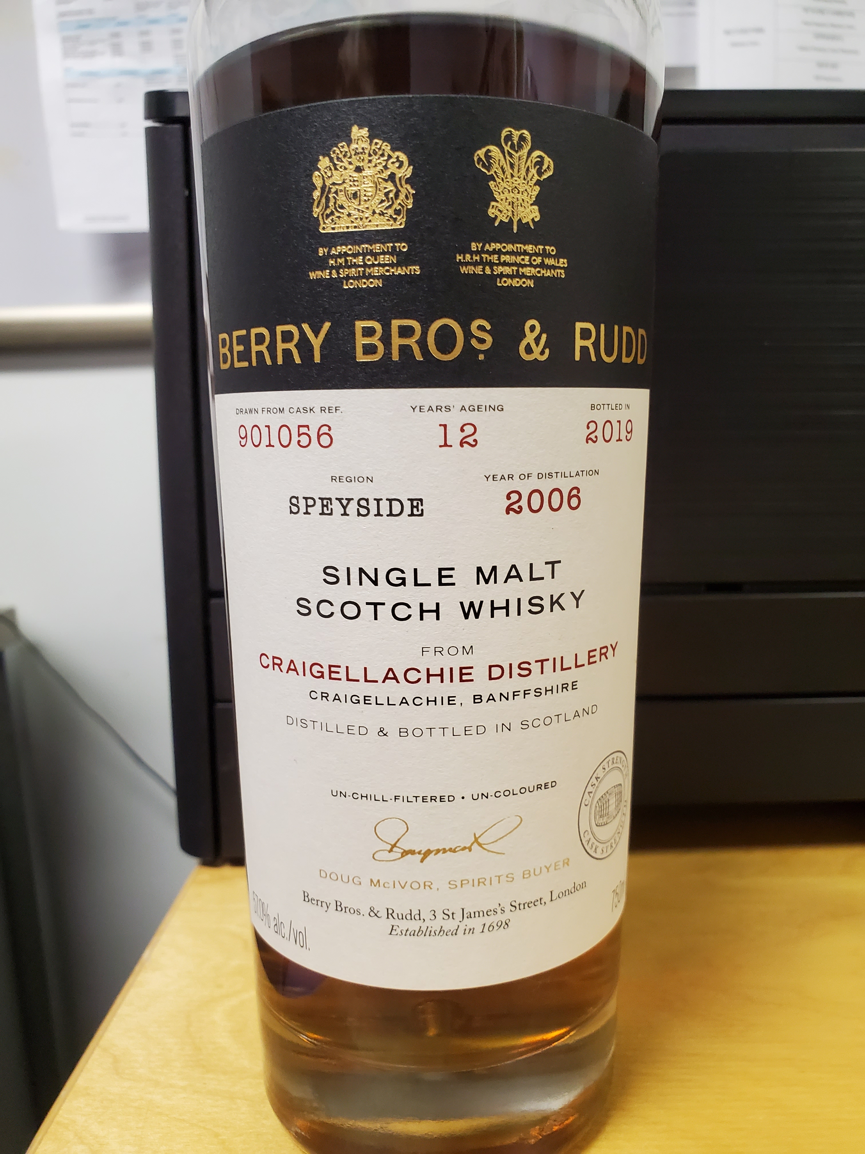 Craigellachie 2006 12 Year (Berry Bros. & Rudd)