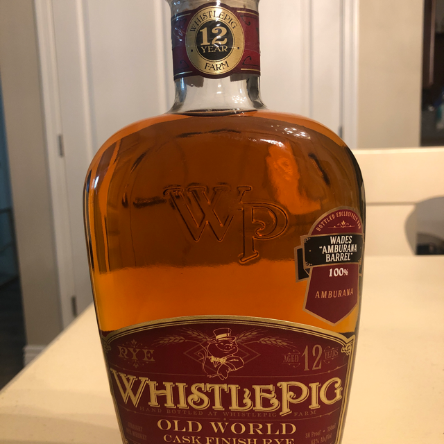 Whistlepig Old World Series Amburana Finish 12 Year