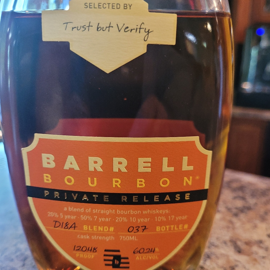 Barrell Bourbon Private Release