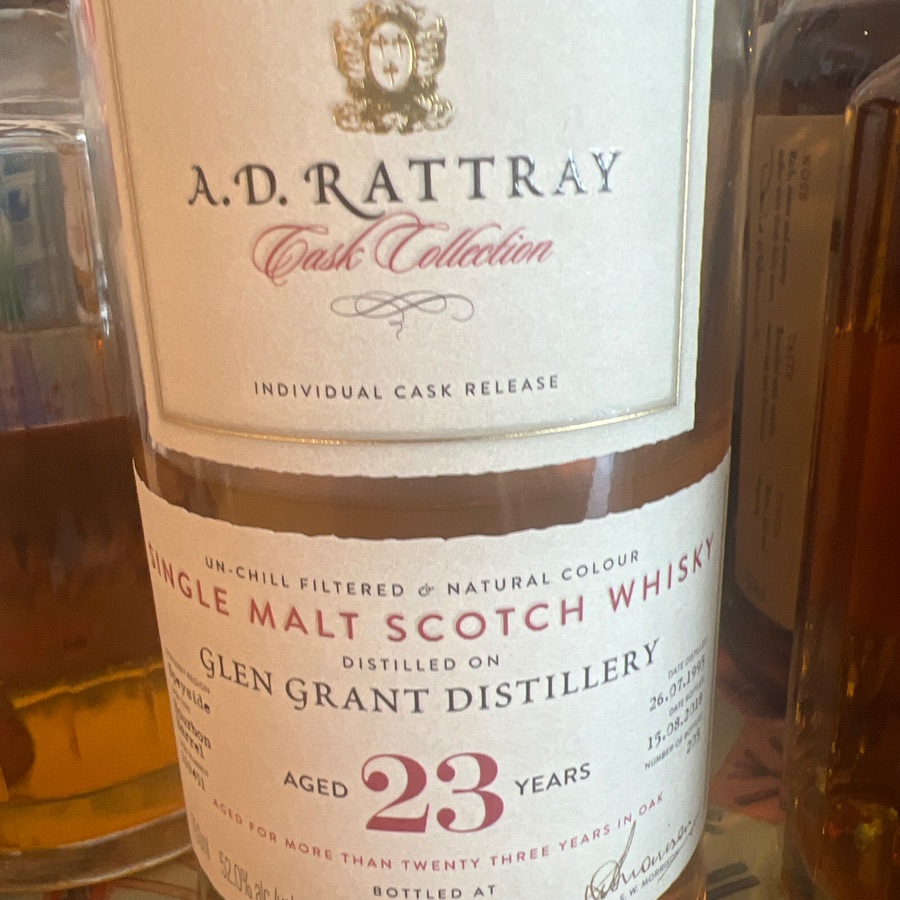AD Rattray 23 years Glen Grant Distillery