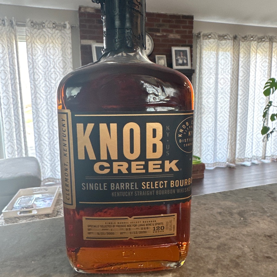 Knob Creek Single Barrel Select Freddi Noe Selected for Lukas