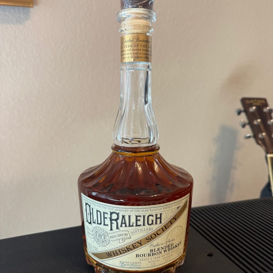 Olde Raleigh Whiskey Society Blended Bourbon (Batch 13: Six Shooter)