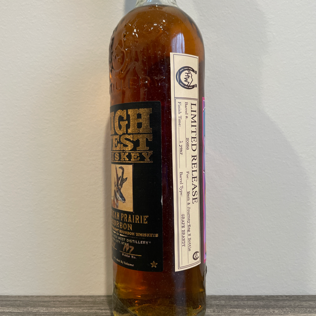 High West Whiskey American Prairie Bourbon-Barrel Select (Mash & Journey, High West Grape Ape)