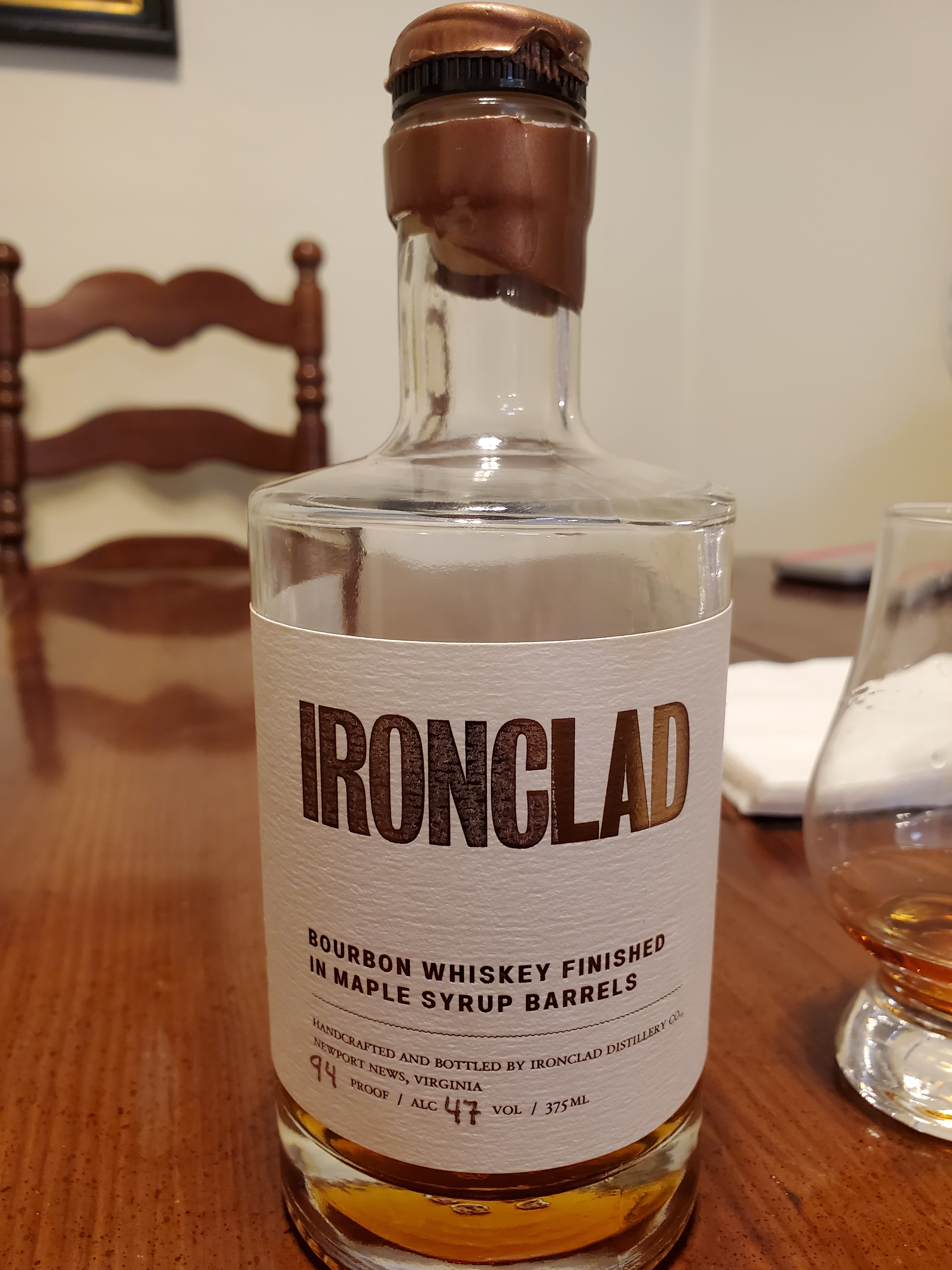 Ironclad Bourbon Finished in Maple Syrup Barrels