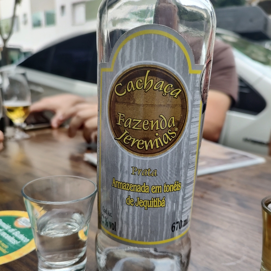 CACHAÇA FAZENDA JEREMIAS PRATA JEQUITIBÁ