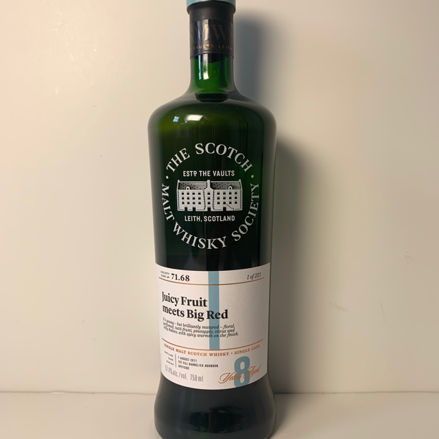 SMWS 71.68 Juicy Fruit meets Big Red