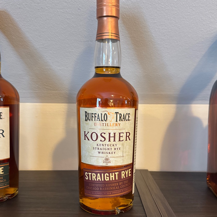 Buffalo Trace Kosher Straight Rye Whiskey