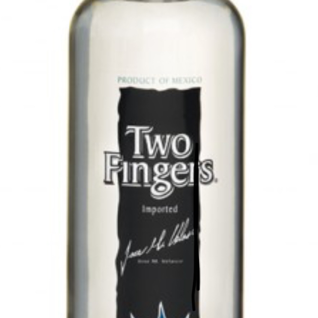 Two Fingers Silver Tequila