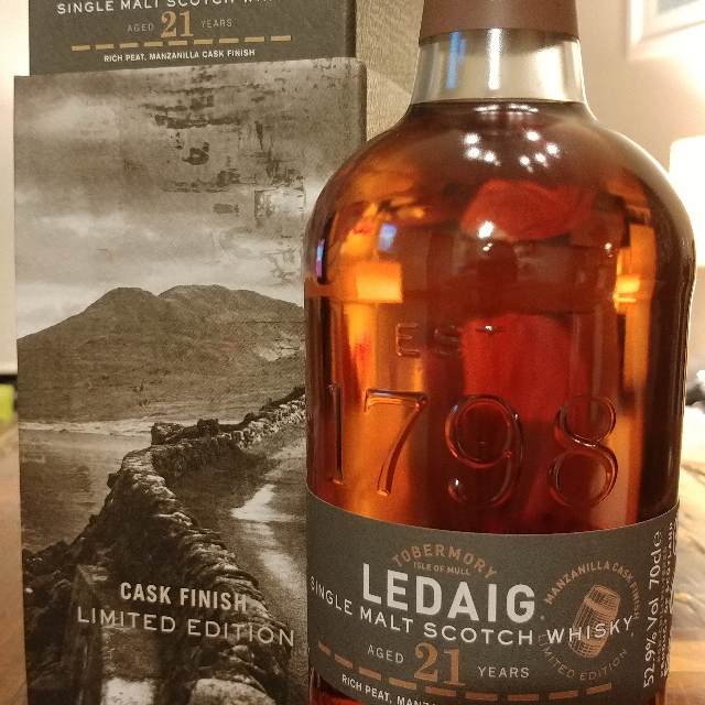 Ledaig 21 Manzanilla Cask