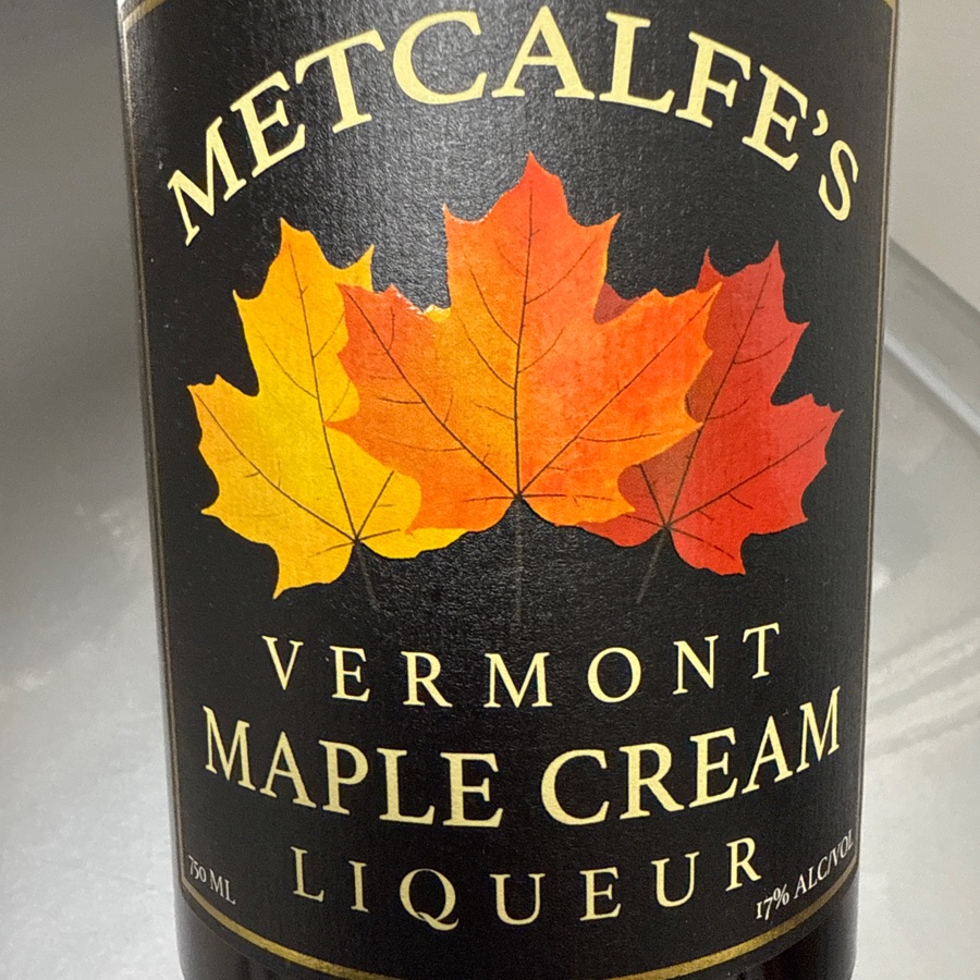 Matcalfe's Vermont Maple Cream Liqueur