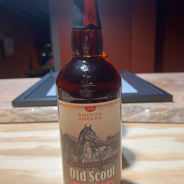 Smooth Ambler Double Cask Finished Old Scout Straight Bourbon Whiskey Finished in Sherry & Cognac Casks