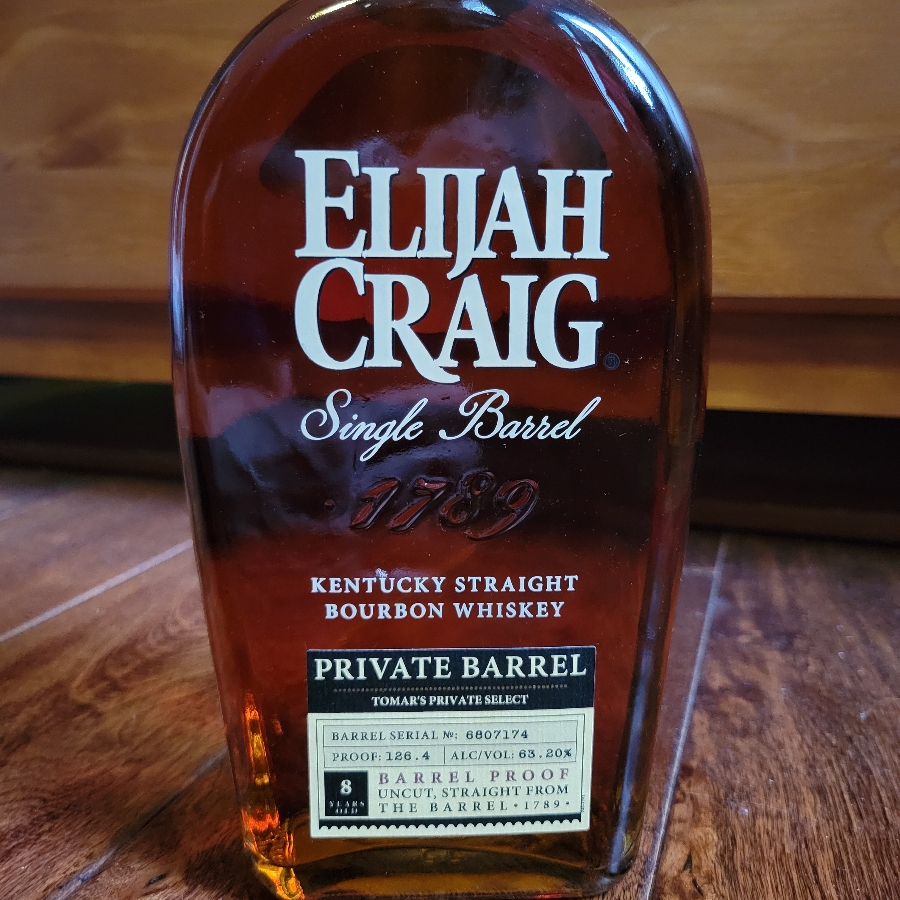 Tomar's Elijah Craig Single Barrel Private Select