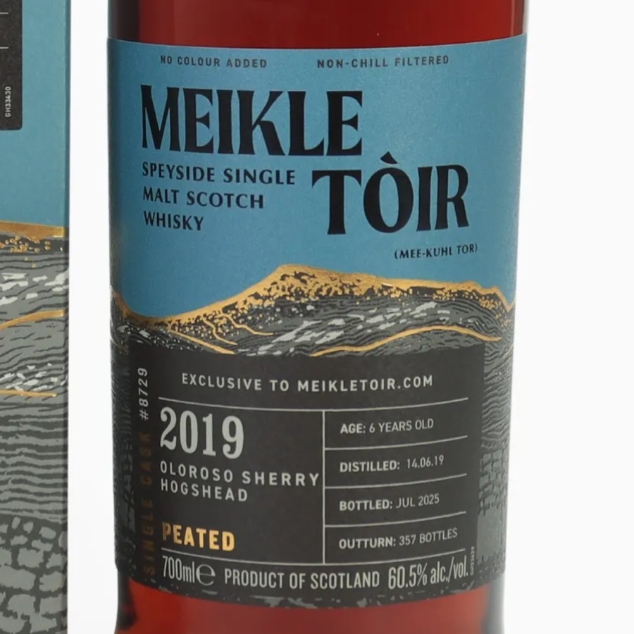 Meikle Tòir 2019 Single Cask# 8729