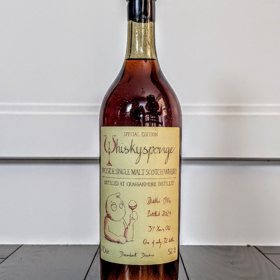 Whisky Sponge Cragganmore 1986 37 Year Single Malt Scotch Whisky