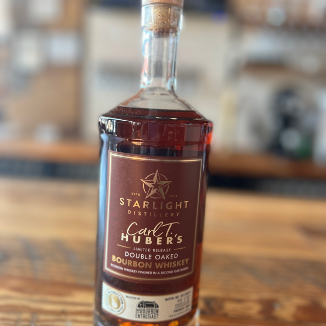 Starlight Carl T. Huber's Limited Release Double Oaked Bourbon Whiskey - Bourbon Enthusiast
