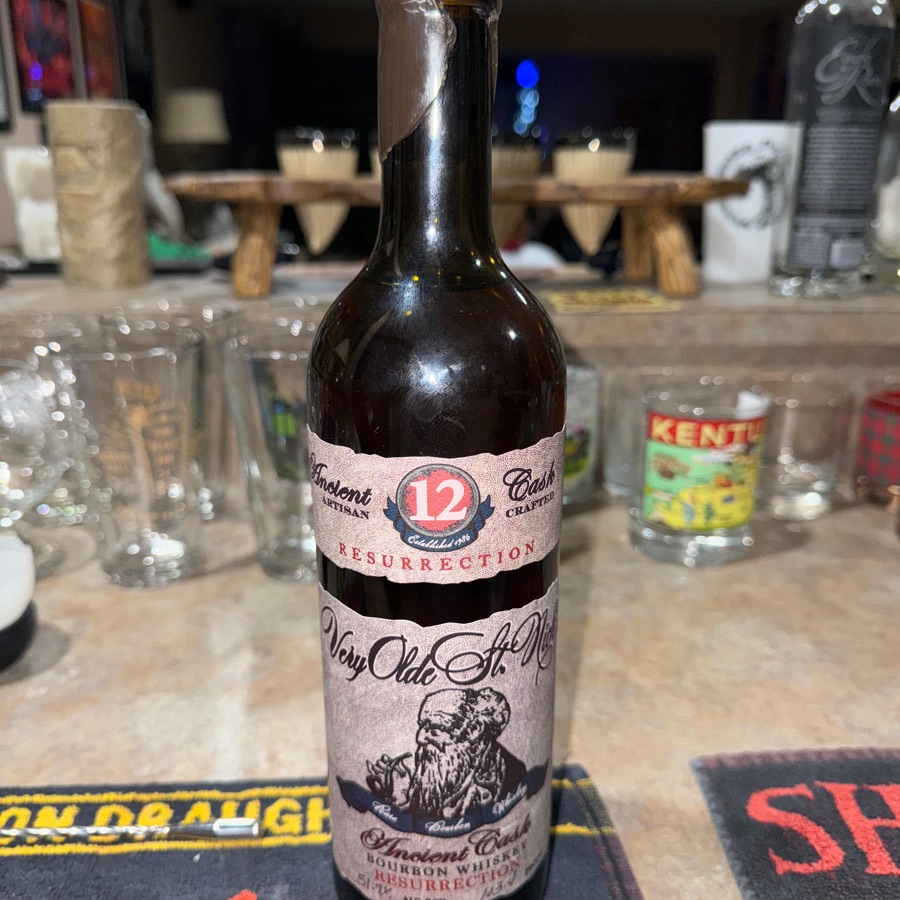 Very Olde St Nick 12 yr old Ancient Cask Bourbon "Resurrection"