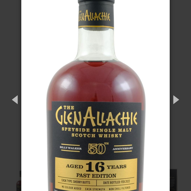 GlenAllachie 16 Year 100% Sherry Matured (Billy Walker 50th Anniversary Past Edition)
