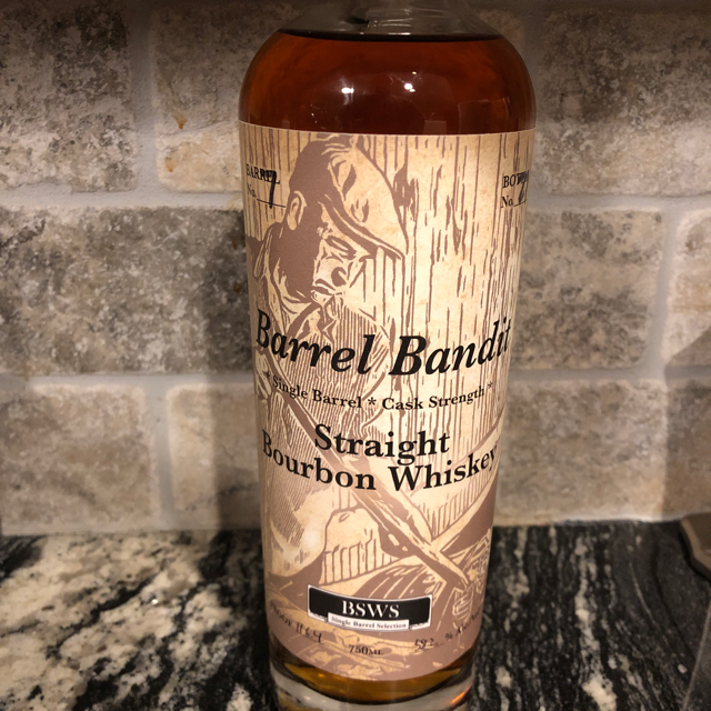 Barrel Bandit Bourbon 6 year Single Barrel BP #7