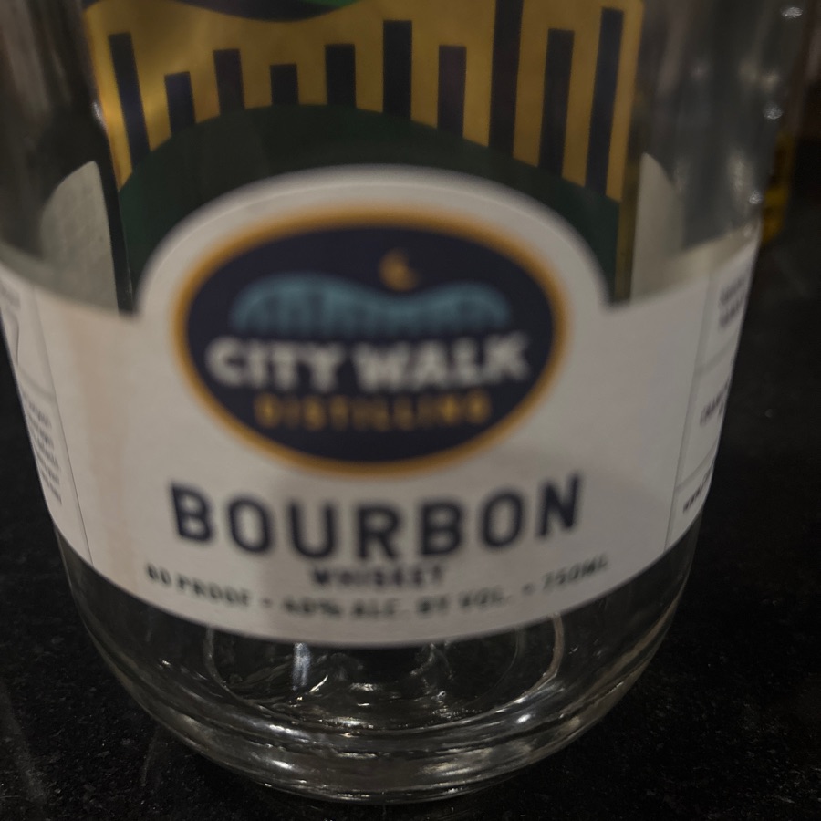 City Walk Distilling Bourbon Whiskey