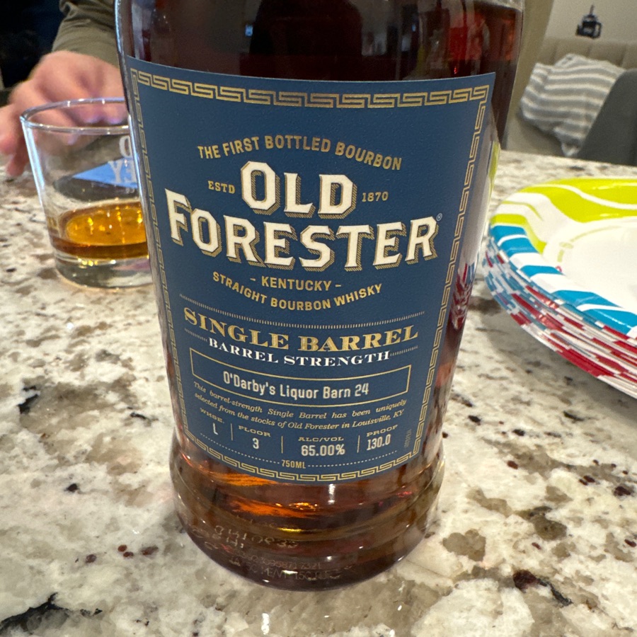 Old Forester Single Barrel "Odarbys Liqour Barn 24"