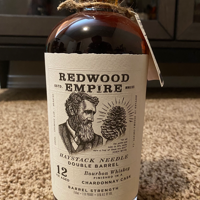 Redwood Empire 12 Year Haystack Needle Double Barrel Chardonnay Cask Finish