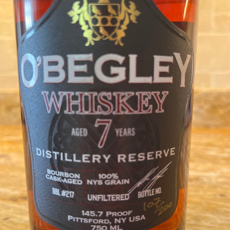 O'Begley Whiskey Distillery Reserve