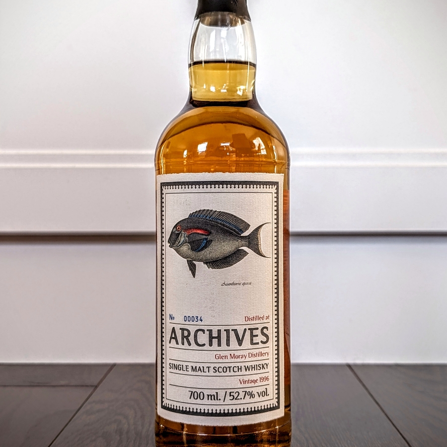 Archives Glen Moray 1996 22 Year Single Malt Scotch Whisky