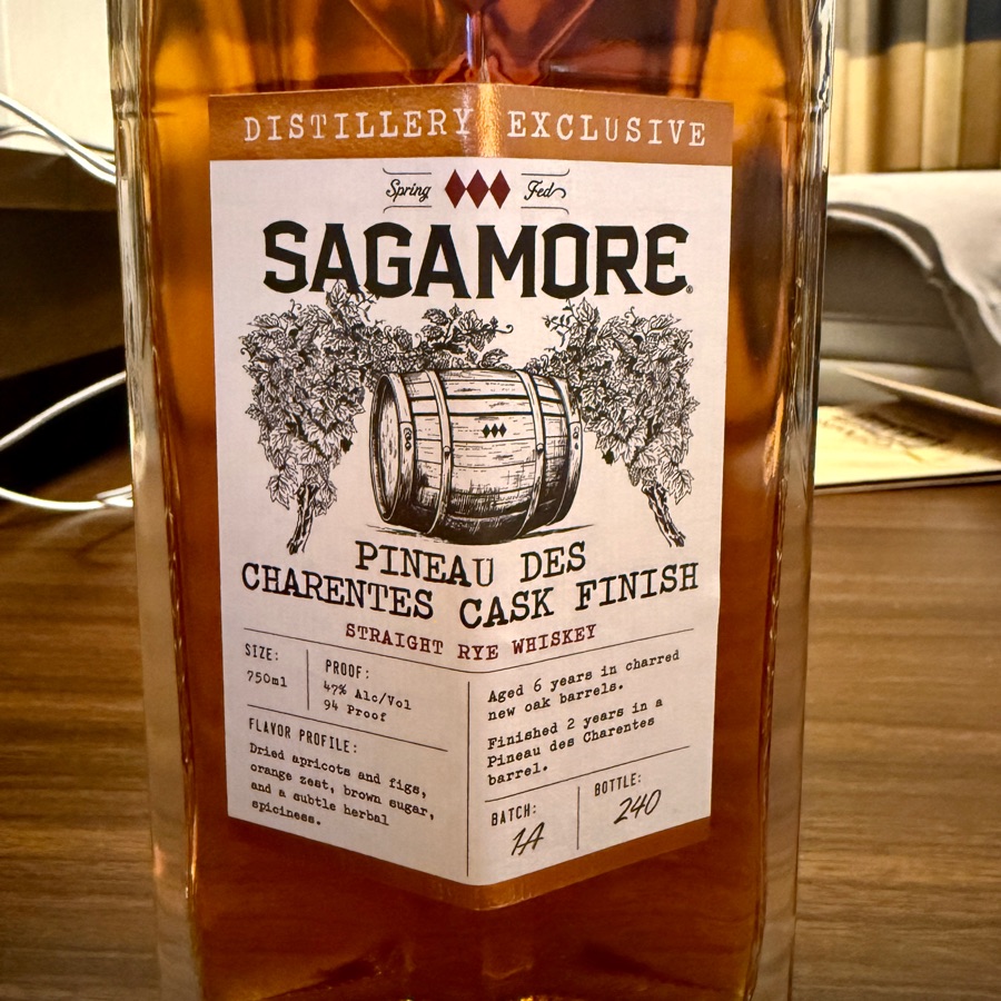 Sagamore Pineau des Charentes cask finish
