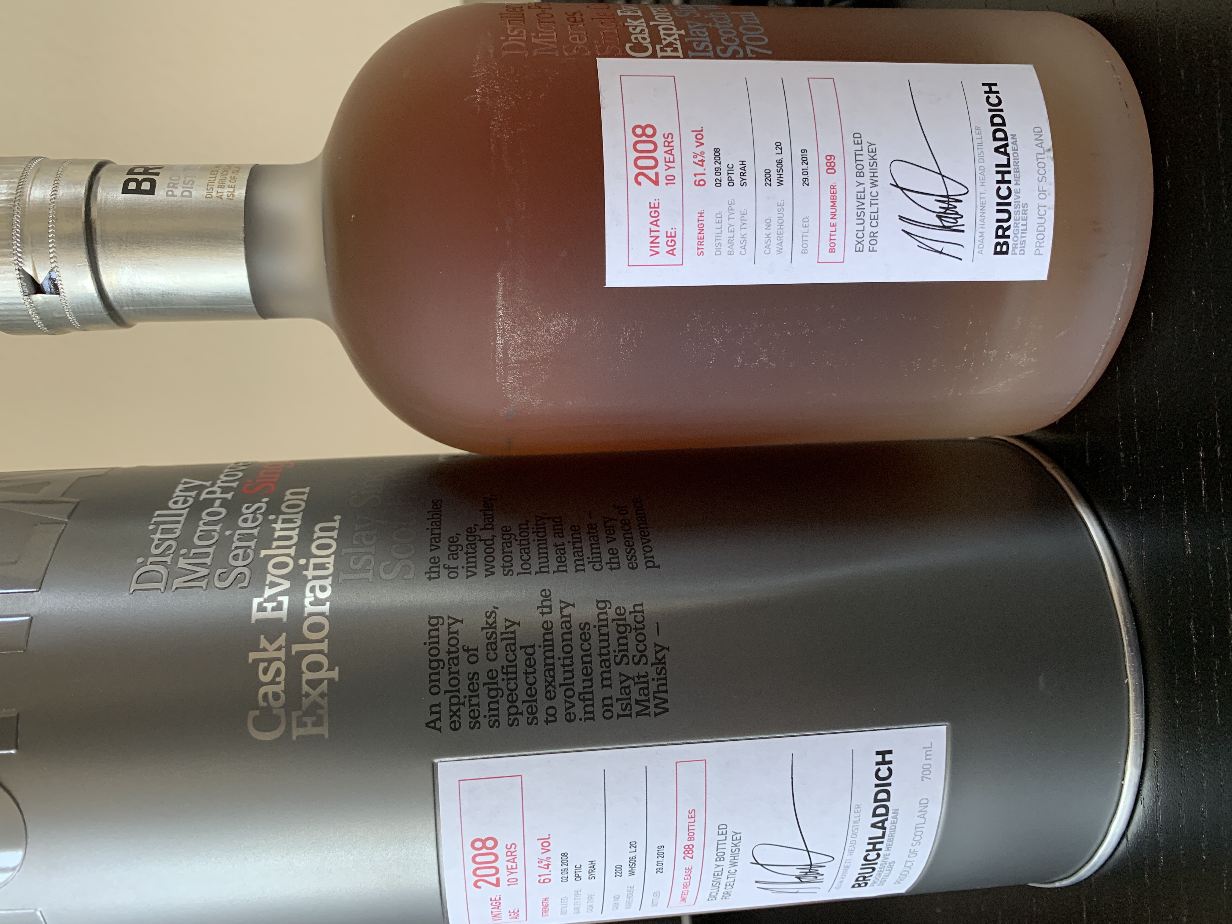 Bruichladdich Micro Provence 2008 Bottled for Celtic Whiskey