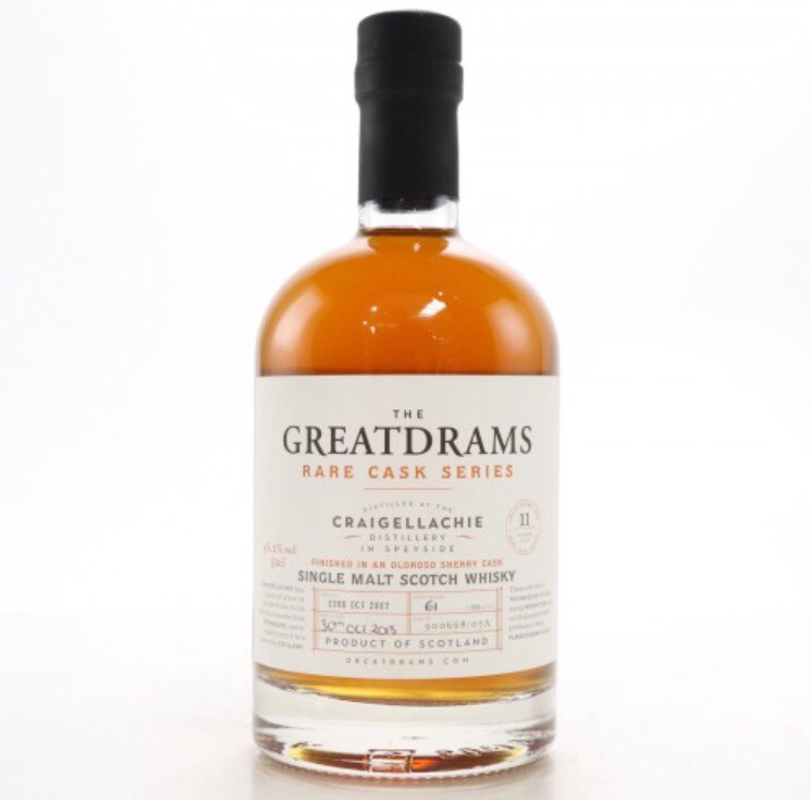 GreatDrams Craigellachie 11 Year Old (Rare Cask Series)