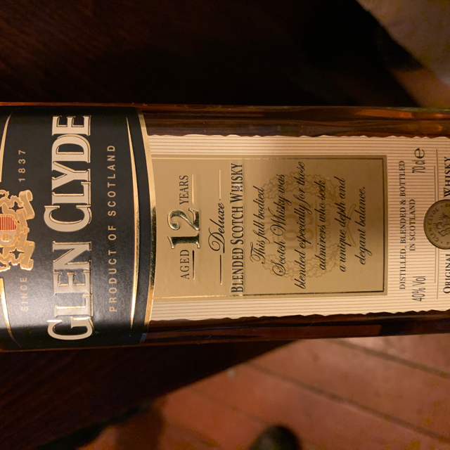 glen clyde blended scotch whiskey 12 year old