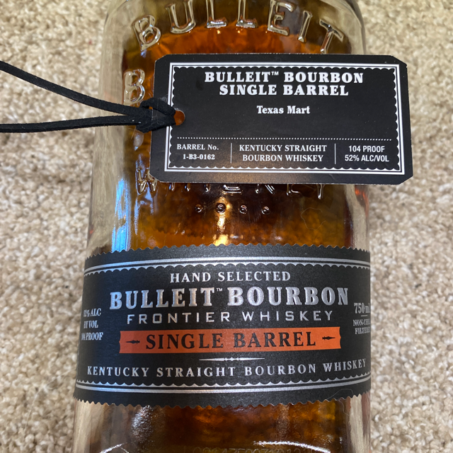 Bulliett Bourbon Texas Mart Store Pick