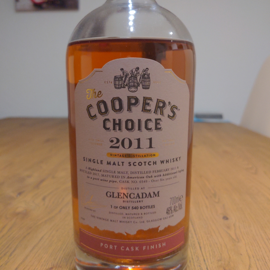 The Cooper's Choice 2011 - Distilled at Glencadam