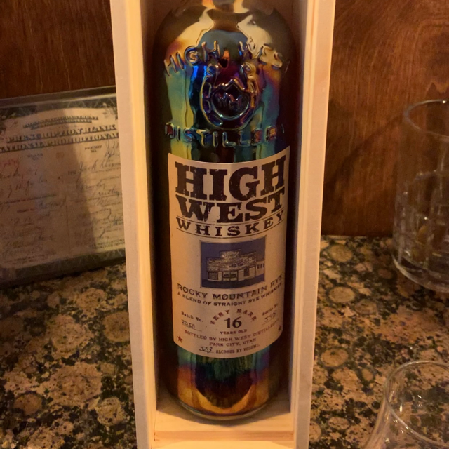 High West Rocky Mountain Rye 16