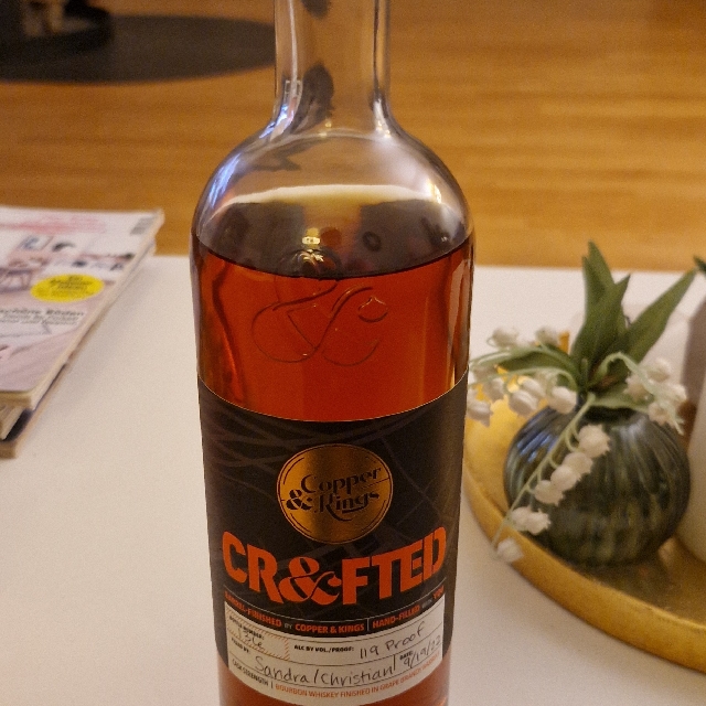 Copper & Kings Bourbon in Grape Brandy Barrels