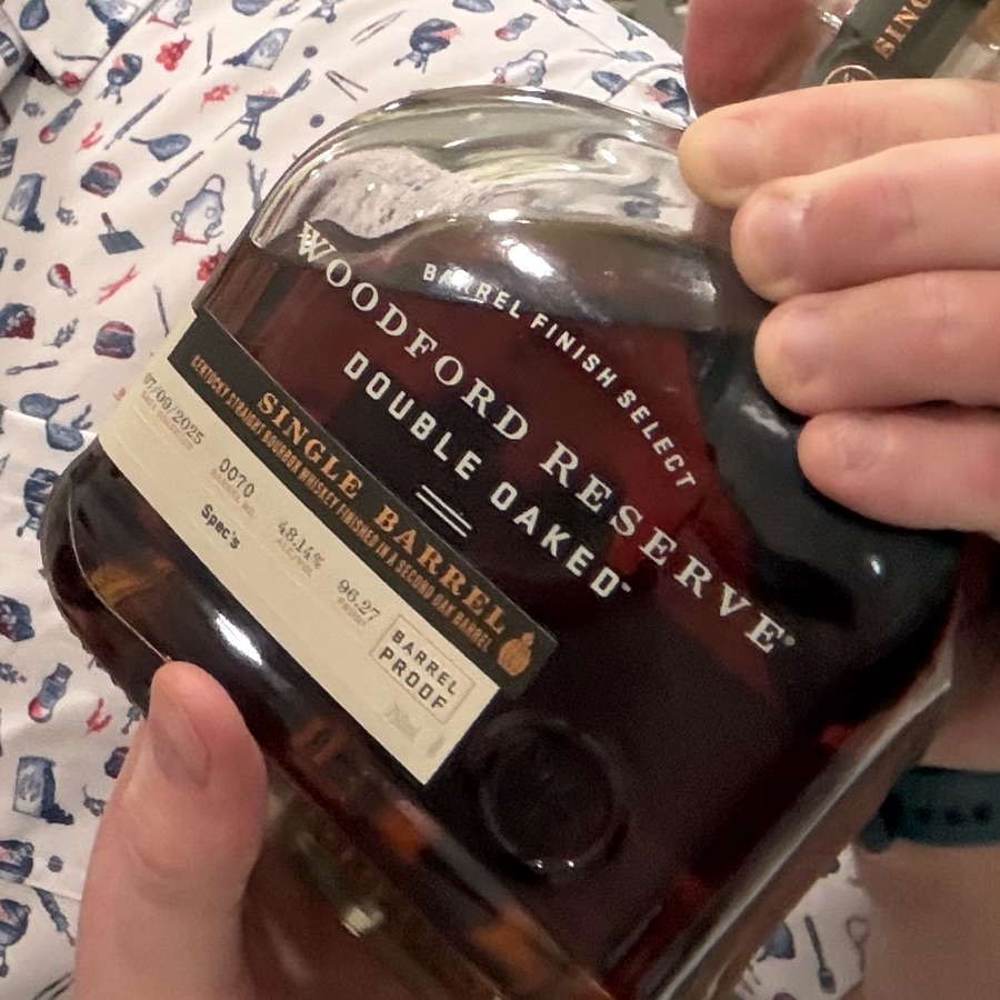 Woodford Reserve Double Oaked Single Barrel Barrel Proof (Spec's)
