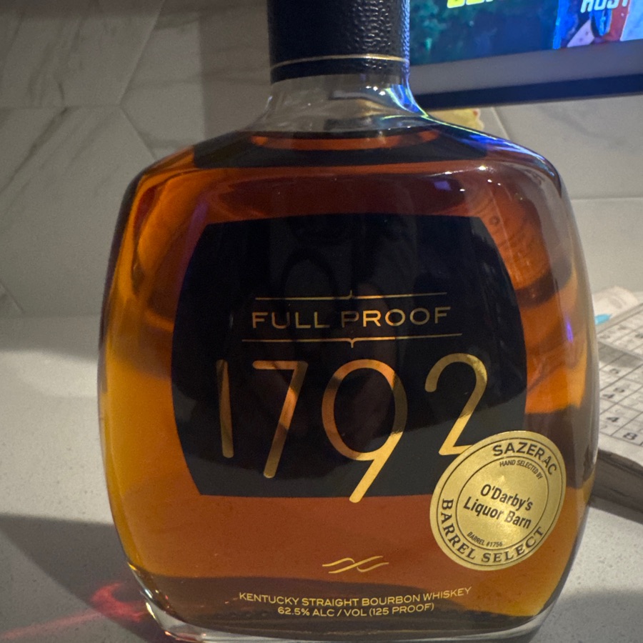 1792 Full Proof Sazerac Barrel Select "Odarby's Liqour Barn"