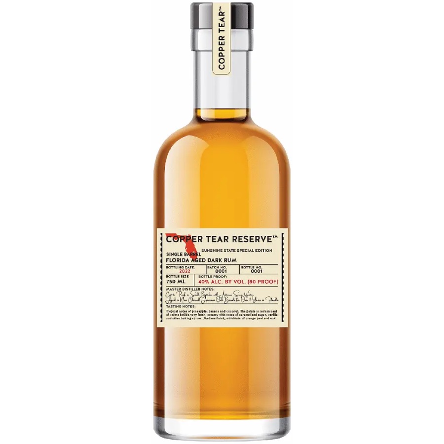 Copper Tear Reserve Florida Aged Dark Rum