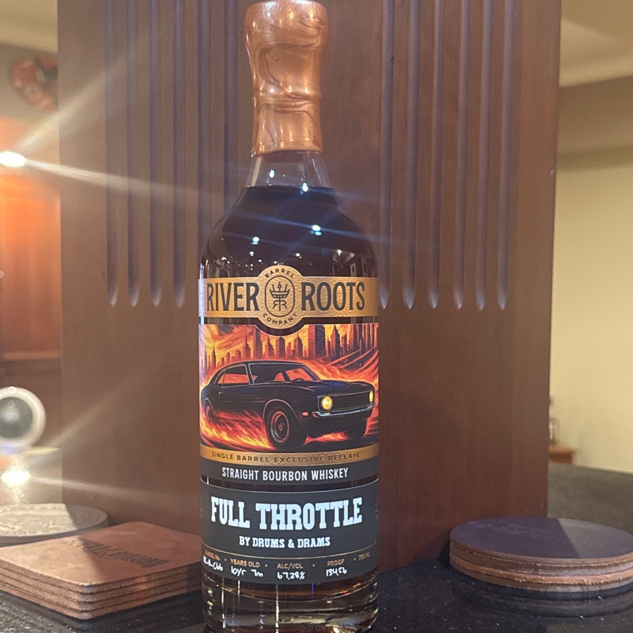 River Roots Straight Bourbon GE-B-C66 (Full Throttle by Drums and Drams)