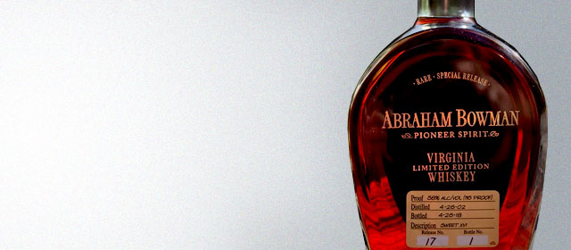 Abraham Bowman Sweet XVI Bourbon