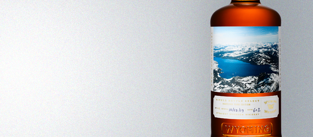 Wyoming Whiskey Wide-Open Spaces By Air Barrel #5004 (No. 4 Yellowstone Lake)