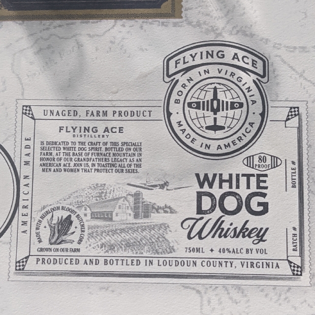 Flying Ace White Dog